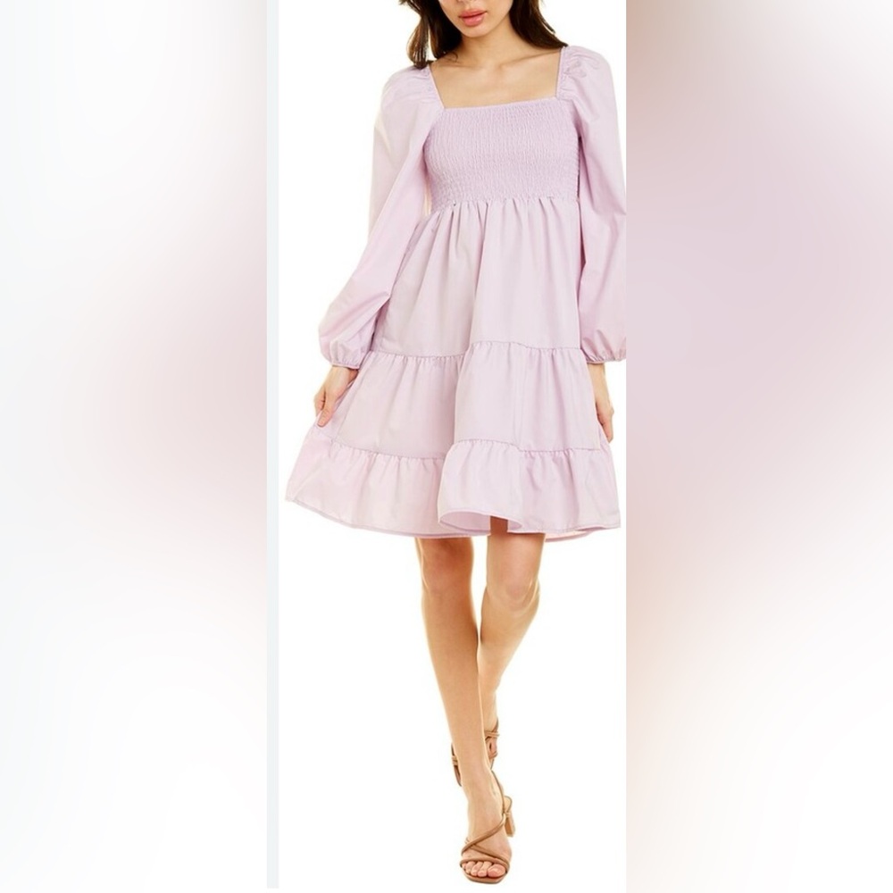 70/21 Tiered Smocked Lavender Women's Dress - Picture 11 of 11